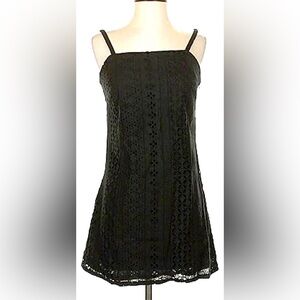 Sanctuary Black Eyelet Sleeveless MiniDress